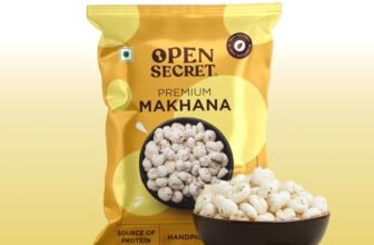 Open Secret Makhana | 200g | Phool Makhana, Foxnuts, Lotus Seeds for Eating, Premium Raw Plain Phool Makhana, Snacks Rich in Protein, Fiber and Minerals, Plain Flavoured (Pack of 1)