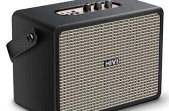 Mivi SuperBox Classic 120W Portable Bluetooth Speaker [New Launch] | Premium Sound with Built-in Subwoofer, Bass & Treble Control Knobs, AUX & USB Support | Made in India