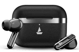 Boat Airdopes Prime 513 ANC, ~32dB Active Noise Cancellation, 65H Battery, Multipoint Connectivity, 4Mics ENx, Bluetooth Earbuds, TWS Ear Buds Wireless Earphones with mic (Carbon Black)