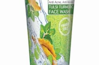 Everyuth Naturals Anti Acne, Anti Marks Tulsi Turmeric Face Wash|Gentle Exfoliation & Blemish Control|Paraben free|For Oily, Dry, Normal, Combination & Sensitive Skin|100% Soap Free – 150 g