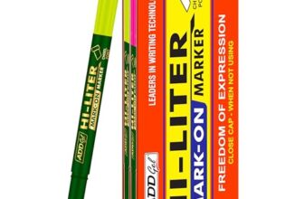 ADD Gel Handy Mark-On HI-LITER Pack of 10 Pcs (Yellow)