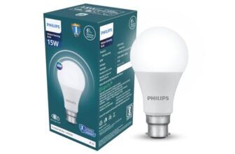 Philips 15W Motion Sensor LED Bulb | Cool White 6500K | B22 Base | Auto On/Off Sensor Light | Energy Efficient & Hands-Free Lighting | Pack of 1