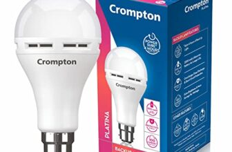 Crompton Emergency 9 W LED Bulb Base B22 Cool Day Light (Pack of 1)