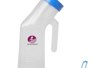 Divayanshi Portable Urine Pot for Men & Women, Reusable Leakproof Urinal Bottle with Lid, Travel Pee Pot for Car, Elderly, Patient, Camping & Emergency Use (Pack of 1)
