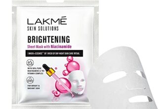 LAKMÉ Skin Solutions Sheet Mask Brightening with Niacinamide 25ml