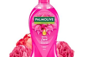 Palmolive Soft Rose & Peony Aroma Alluring Love Body Wash for Women & Men | Mood boosting fragrance | For youthful, hydrated skin | No paraben & silicone, pH balanced, Body Wash Shower Gel 750ml