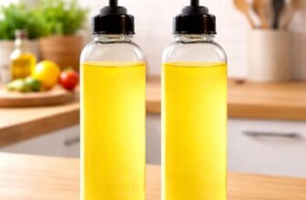 HomeWiz plastic Oil Dispenser 1 Litre | Pack of 2 | Transparent, Leak-Proof, BPA-Free Oil Container for Cooking Oils & Vinegar | Kitchen accessories items for home | 2000ml |