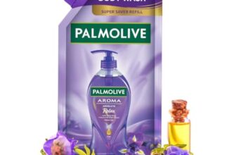 Palmolive Aroma Absolute Relax Body Wash For Women & Men, 750Ml Body Wash Refill Pack, 100% Natural Ylang Ylang Essential Oil & Iris Extracts For A Soft And Smooth Skin, Ph Balanced, Free
