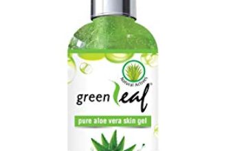 Greenleaf Pure Aloe Vera Skin Gel 190g – Ayurvedic, Natural, Soothing Multipurpose Gel for Face & Body, Non-Greasy.