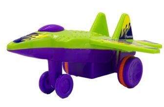 ToyBharat MIG-29 Fighter Plane Travel Toy with Friction Power and Multicolour Design is Perfect for Kids Aged 1-6 Years. Safe, Non-Toxic, Realistic, and Ideal for Indoor and Outdoor Birthday Fun.