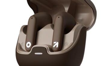 GOBOULT Z40 True Wireless in Ear Earbuds with 60H Playtime, Zen™ ENC Mic, Low Latency Gaming, Type-C Fast Charging, Made in India, 10mm Rich Bass Drivers, IPX5, Ear Buds TWS (Blue)