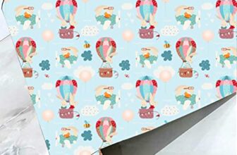 CABANA HOMES (45cm x 125cm, 5 Rolls (30 sq. ft) Wallpaper for Kids Room Self Adhesive,Wall Stickers,Baby Room,Wardrobe,Furniture