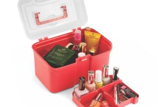 Signoraware Rectangular Box Big, Multi Purpose Box, Multi Utility Storage, (1 Pc, Red)