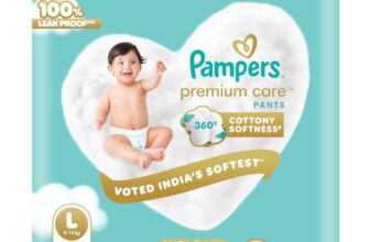 Pampers Premium Care | Pant Style, Large Size, 176 Count | 360 Cotton Softness Diaper |Anti Rash Diaper with Aloe Vera and 100% Leak Proof Protection | (88 Count, Pack of 2)