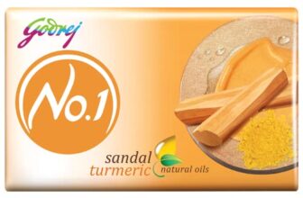 Godrej No. 1 Bathing Soap Sandal & Turmeric – Grade 1 Soap & Long-lasting Fragrance, Combo Pack of 9 (150g each)