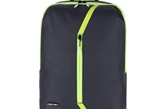 Gear Lite 15L Small Water Resistant Casual Standard 3 Compartment Backpack/School Bag/Hiking Daypack For Men/Women, Grey-fl. Green