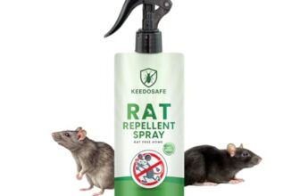Keedosafe Rat Repellent Spray 250ml – Herbal, Non-Toxic Rodent Guard for Home, Kitchen, Car | Fast-Acting | Pet & Kid Safe | Long-Lasting | Made in India