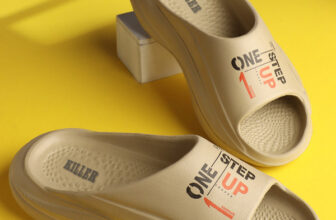 KILLER Men Slides(Beige , 6)