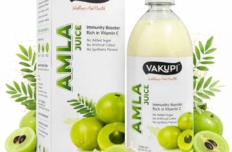 Vakupi Amla Juice 1L | Cold-Pressed Ayurvedic Amla Juice | Natural Vitamin C Source | Supports Hair & Skin Wellness, Daily Detox & Vitality | No Added Sugar | Herbal Immunity & Wellness Drink.