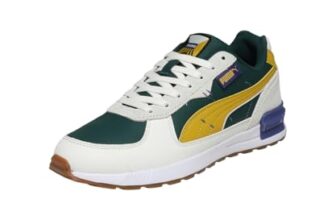 PUMA | Graviton Greenside Comfort Sneakers | Dark Myrtle-Archive Gold-Warm White | 7UK
