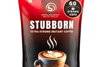 STUBBORN by Swada Originals™ | Extra Strong Instant Coffee | Deep, Bold & Uncompromising | Makes 60+ Strong Cups | 125 g