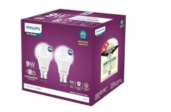 Philips 9-Watts Multipack B22 LED Cool Day White LED Bulb, Pack of 2, (Ace Saver)