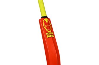 Starter Iron Man Cricket Bat and Ball Set Size 4 Multicolour, 3Y+