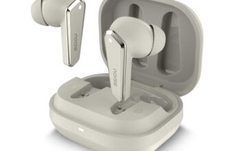 Noise Buds N1 Truly Wireless Earbuds with Chrome Finish, 40H of Playtime, Quad Mic with ENC, Ultra Low Latency Gaming (Up to 40 Ms), Instacharge(10 Min=120 Min), Bluetooth V5.3(Calm Beige)
