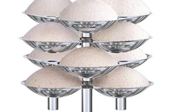 Hawkins Stainless Steel Idli Stand – 12 Idlis, (For 5 Litre and bigger Pressure Cooker), Silver (SSID5)