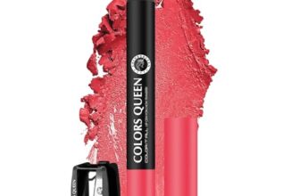 Colors Queen Color It All Long Lasting Crayon Lipstick | Up to 18 Hours Stay | Creamy Matte Finish | Waterproof & Light Weight| Smudge Proof & Non-Transferable | Lipstick for Women (Pink Up,3.5g)