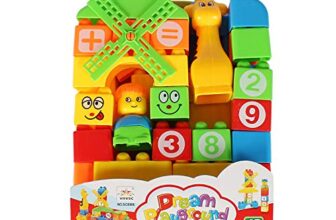 Smart Picks 40 Pieces Block Set for Boys and Girls (Multicolour)