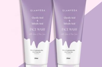 Glamveda Glycolic Acid & 0.05% ww Salicylic Acid Anti Acne Face Wash (100ml Pack of 2) | For Oily & Acne Prone Skin | Oil balancing, Deep Cleansing | No Paraben, SLS