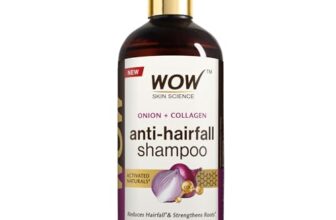 WOW Skin Science Onion & Collagen Anti-Hairfall Shampoo|Reduces Hairfall|Strengthens Roots|Nourishes Scalp|Prevents Breakage|Enhances Hair Thickness and Shine|New & Improved Formulation|500ml
