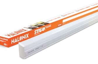 Halonix 20Watt Led Batten/Tubelight | Streak Square 4Ft Led Batten For Living Room & Bedroom | Cool Day Light, Pack Of 1
