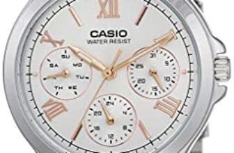 Casio Enticer Analog White Dial Women’s Watch