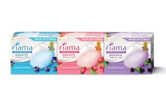 Fiama Moisturizing Bars Pack of 9, Japanese Hokkaido Milk & Berries, Non-Sticky Moisturized Skin, 1/3rd Skin Moisturizers, Vitamin F, Fragrant Freshness, Moisture Rich Indulgence, Combo Pack