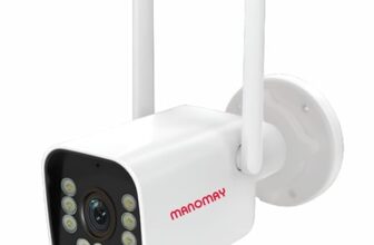 MANOMAY 3MP 4G Bullet Security Camera BIS-ER (STQC) Certified IP66 All Time Color Night Vision Human Detection Supports Upto 256GB Memory Card Cloud Storage CCTV Camera for Home Office Shop M1097-SF