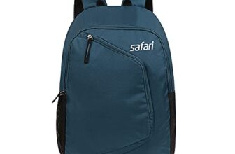 Safari Hexa 21 Ltrs Small Standard 3 Compartment Backpack | Water Resistant- Blue