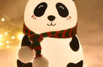 Mini Wonders Panda Night Lamp for Kids | Cute Animal LED Bedside Light | Soft Glow Nursery Lamp for Baby Room & Décor | Battery Operated Table Lamp
