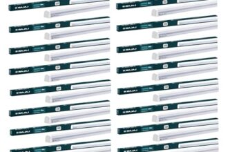 Bajaj Ivora 20W Cool Day Light LED Tubelight (Pack Of 20) | LED Tube Light For Home | IR Free | UV Free | Voltage Surge Protection Of 4 KV | Bright & Energy Efficient | White | 1 Yr Warranty