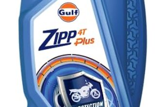 Gulf ZIPP PLUS 20W40 4T | 2 Wheeler Bike 4 Stroke High Performance Engine Oil [900 ml] – Pack of 1