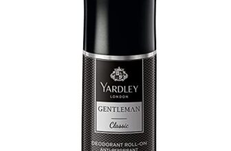 Yardley London Gentleman Classic Deodorant Roll-On| 48-Hours Long Lasting Scent| Men’s Body Deodorant| Roll-On for For Men| Masculine Fragrance| 50ml