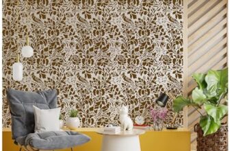 Kayra Decor Latest French Floral Stencils for Wall Painting – Pack of 1, Sheet Size 24 x 30 inch/Design for Wall Painting 22 x 27 inch – Medium