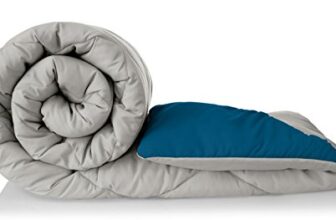 Amazon Brand – Solimo Microfibre Reversible Comforter, Single (Ash Grey & Deep Teal, 200 GSM), 50 TC
