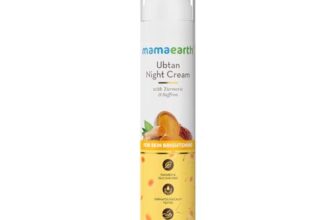 Mamaearth Ubtan Night Cream for glowing skin with Turmeric & Saffron for Skin Brightening – 50 g