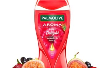 Palmolive Juicy Berries & Figs Aroma Sweet Delight Body Wash | Mood boosting fragrance | Nourishing | For naturally bright skin | No paraben & silicone, pH balanced, Body Wash 250ml