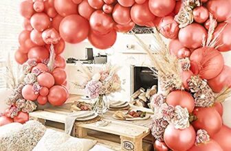 ITAF Rose Gold Metallic Finish Shiny Balloons For Birthday/Anniversary/Engagement/Wedding/Baby Shower/Farewell/Any Special Event Theme Party Decoration – Pack of 50