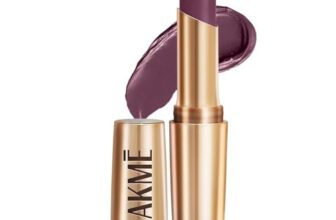 Lakme Powerplay Priming Matte Lipstick, Smooth Matte Finish, Lightweight Lipstick, Smudgeproof, Lasts 16hrs, Hydrates Lips, Garnet Punch, 3.6g (Pack of 1)