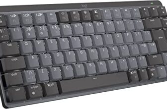 Logitech MX Mechanical Mini Wireless Illuminated Keyboard with Free Adobe Subscription, Linear Switches, Backlit, Bluetooth, USB-C