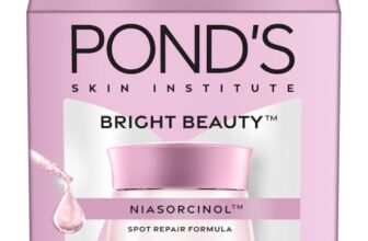 Pond’s Bright Beauty Light Cream with UV Filter | Niasorcinol | 100x Better than Vitamin C | Niacinamide | Fades Dark Spots, Brightens Skin, 50g